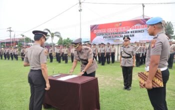 Kapolres Pelalawan Tekankan Pelayanan Publik, AKP Zulhendra Resmi Pimpin Polsek Pangkalan Kerinci